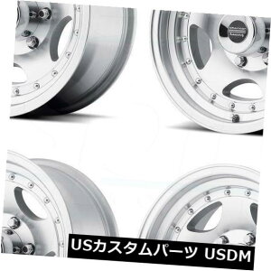 �C�O�A���z�C�[�� 15x10 Machine Wheels American Racing AR23 5x5.5 / 5x139.7 -44�i4�Z�b�g�j 15x10 Machine Wheels American Racing AR23 5x5.5/5x139.7 -44 (Set of 4) �y���s�A���i�z
