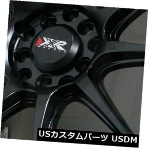 �C�O�A���z�C�[�� 18x9.75�t���b�g�u���b�N�z�C�[��XXR 527 5x100 / 5x114.3 35�i4�Z�b�g�j 18x9.75 Flat Black Wheels XXR 527 5x100/5x114.3 35 (Set of 4) �y���s�A���i�z