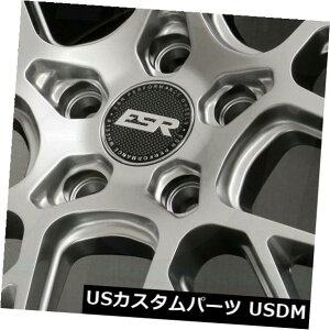 �C�O�A���z�C�[�� 18x9.5 / 18x10.5 Hyper Silver Wheels ESR CS11 5x114.3 22/22�i4�Z�b�g�j 18x9.5/18x10.5 Hyper Silver Wheels ESR CS11 5x114.3 22/22 (Set of 4) �y���s�A���i�z