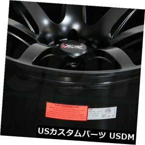 海外輸入ホイール 18x8.5フラットブラックホイールXXR 560 5x100 / 5x114.3 35(4個セット) 18x8.5 Flat Black Wheels XXR 560 5x100/5x114.3 35 (Set of 4)