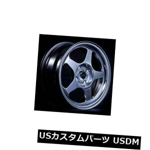 �C�O�A���z�C�[�� 15x6.5�n�C�p�[�u���b�N�z�C�[��JNC 018 JNC018 4x100 35�i4�Z�b�g�j 15x6.5 Hyper Black Wheels JNC 018 JNC018 4x100 35 (Set of 4)
