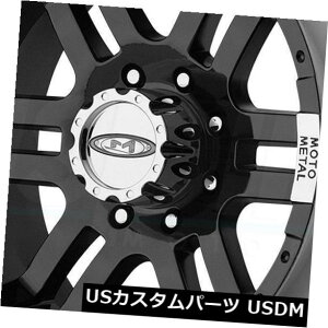 �C�O�A���z�C�[�� 16x8�u���b�N�}�V���z�C�[��Moto Metal MO951 6x5.5 / 6x139.7 0�i4�Z�b�g�j 16x8 Black Machine Wheels Moto Metal MO951 6x5.5/6x139.7 0 (Set of 4) �y���s�A���i�z