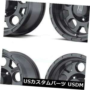 �C�O�A���z�C�[�� 16x8�}�b�g�u���b�N�z�C�[��XD XD122 Enduro 8x6.5 / 8x165.1 0�i4�Z�b�g�j 16x8 Matte Black Wheels XD XD122 Enduro 8x6.5/8x165.1 0 (Set of 4) �y���s�A���i�z