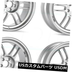 海外輸入ホイール 14x7シルバーペイントホイールエンケイRPF1 4x100 19（4個セット） 14x7 Silver Paint Wheels Enkei RPF1 4x100 19 (Set of 4)