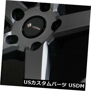 �C�O�A���z�C�[�� 18x8.5�K�����^���z�C�[��Vors TR5 5x115 35�i4�Z�b�g�j 18x8.5 Gun Metal Wheels Vors TR5 5x115 35 (Set of 4) �y���s�A���i�z