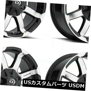 COAzC[ 17x8.5ubN}VjOzC[Vision 413 Valor 6x135 / 6x5.5 18i4Zbgj 17x8.5 Black Machined Wheels Vision 413 Valor 6x135/6x5.5 18 (Set of 4)