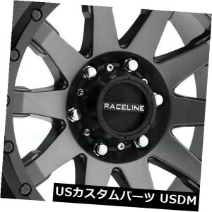 �C�O�A���z�C�[�� 17x9�K�����^���z�C�[�����[�X���C��934G�N���b�`6x135 -12�i4�Z�b�g�j 17x9 Gun Metal Wheels Raceline 934G Clutch 6x135 -12 (Set of 4) �y���s�A���i�z