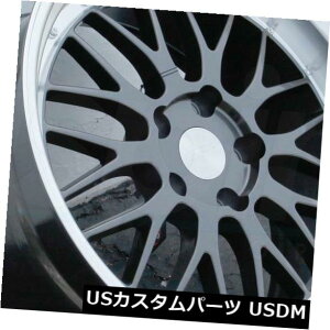 �C�O�A���z�C�[�� 17x8.5�K�����^���z�C�[��ESR SR05 SR5 5x100 30�i4�Z�b�g�j 17x8.5 Gun Metal Wheels ESR SR05 SR5 5x100 30 (Set of 4)