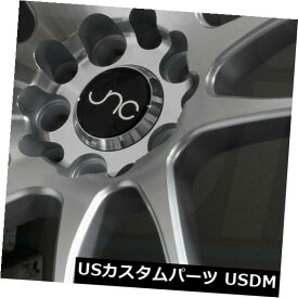 海外輸入ホイール 16x8.25 Hyper Silver Wheels JNC 030 JNC030 4x100 / 4x114.3 25（4個セット） 16x8.25 Hyper Silver Wheels JNC 030 JNC030 4x100/4x114.3 25 (Set of 4)