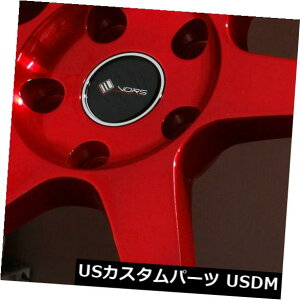 COAzC[ 18x8.5 / 18x9.5LfBbhzC[Vors TR37 5x115 35/35i4Zbgj 18x8.5/18x9.5 Candy Red Wheels Vors TR37 5x115 35/35 (Set of 4)