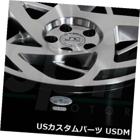 海外輸入ホイール 17x9.5 Hyper Silver Machine Face Wheels JNC 047 JNC047 5x112 35（4個セット） 17x9.5 Hyper Silver Machine Face Wheels JNC 047 JNC047 5x112 35 (Set of 4)