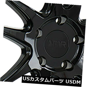 �C�O�A���z�C�[�� 18x9.5�u���b�N�|���b�V�����b�v�z�C�[��F1R F102 5x112 45�i4�Z�b�g�j 18x9.5 Black Polish Lip Wheels F1R F102 5x112 45 (Set of 4) �y���s�A���i�z