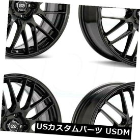 海外輸入ホイール 18x7.5ガンメタルペイントホイールエンケイEKM3 5x100 45（4個セット） 18x7.5 Gunmetal Paint Wheels Enkei EKM3 5x100 45 (Set of 4)