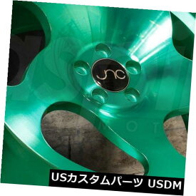 海外輸入ホイール 18x8.5透明グリーンホイールJNC 036 JNC036 5x114.3 30（4個セット） 18x8.5 Transparent Green Wheels JNC 036 JNC036 5x114.3 30 (Set of 4)