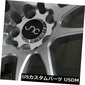 �C�O�A���z�C�[�� 18x9.5�n�C�p�[�V���o�[�z�C�[��JNC 030 JNC030 5x100 / 5x114.3 30�i4�Z�b�g�j 18x9.5 Hyper Silver Wheels JNC 030 JNC030 5x100/5x114.3 30 (Set of 4) �y���s�A���i�z