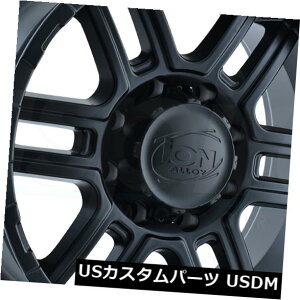 �C�O�A���z�C�[�� 4-�V����16 �C�I��179�z�C�[��16x8 5x5 / 5x127 10�}�b�g�u���b�N���� 4-New 16 Ion 179 Wheels 16x8 5x5/5x127 10 Matte Black Rims �y���s�A���i�z