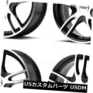 COAzC[ 4-V16C`AR919 Estrella 2zC[16x7 4x100 / 4x114.3 / 4x4.5 40ubN}V 4-New 16" AR919 Estrella 2 Wheels 16x7 4x100/4x114.3/4x4.5 40 Black Machine Rims