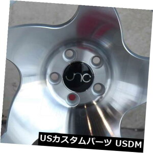 �C�O�A���z�C�[�� 4-�V����18�C���`JNC 036 JNC036�z�C�[��18x8.5 / 18x9.5 5x114.3 30/35�V���o�[�}�V���t�F�C�X 4-New 18 JNC 036 JNC036 Wheels 18x8.5/18x9.5 5x114.3 30/35 Silver Machine Face �y���s�A���i�z