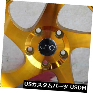 �C�O�A���z�C�[�� 4-New 16 JNC 034 JNC034 Wheels 16x8 / 16x9 4x100 25/20 Transparent Gold Staggered 4-New 16 JNC 034 JNC034 Wheels 16x8/16x9 4x100 25/20 Transparent Gold Staggered �y���s�A���i�z