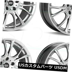 COAzC[ 4-New 16 "Enkei Ammodo Wheels 16x7 5x100 45 Hyper Silver Rims 4-New 16" Enkei Ammodo Wheels 16x7 5x100 45 Hyper Silver Rims