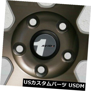 �C�O�A���z�C�[�� 4-�V����17 AVID1 AV06 AV-06�z�C�[��17x8 4x100 35�}�b�g�u�����Y���� 4-New 17 AVID1 AV06 AV-06 Wheels 17x8 4x100 35 Matte Bronze Rims