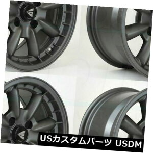 COAzC[ 4-New 16 "Enkei Compe Wheels 16x7 5x114.3 38 Gunmetal Paint Rims 4-New 16" Enkei Compe Wheels 16x7 5x114.3 38 Gunmetal Paint Rims