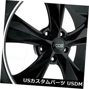 �C�O�A���z�C�[�� 4-�V����17 Foose Legend F104�z�C�[��17x7 5x4.5 1�O���X�u���b�N���� 4-New 17 Foose Legend F104 Wheels 17x7 5x4.5 1 Gloss Black Rims �y���s�A���i�z