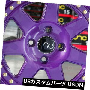 COAzC[ 4-V16C`JNC 048 JNC048zC[16x8 4x100 25LfBp[vB 4-New 16" JNC 048 JNC048 Wheels 16x8 4x100 25 Candy Purple. Rims