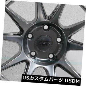 �C�O�A���z�C�[�� 4-�V����18�C���`ESR SR13�z�C�[��18x8.5 / 18x10.5 5x114.3 30/15�n�C�p�[�u���b�N�X�^�K�[�h���� 4-New 18 ESR SR13 Wheels 18x8.5/18x10.5 5x114.3 30/15 Hyper Black Staggered Rim �y���s�A���i�z