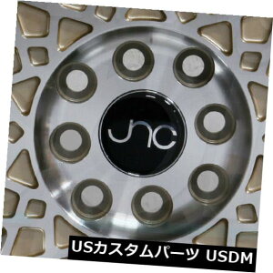COAzC[ 4-V16C`JNC 031 JNC031zC[16x8 4x100 / 4x114.3 20S[h}VtFCX 4-New 16" JNC 031 JNC031 Wheels 16x8 4x100/4x114.3 20 Gold Machine Face Rims