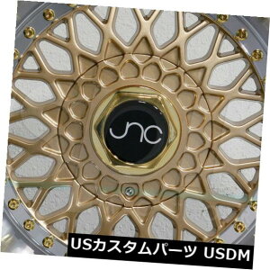 COAzC[ 4-V15C`JNC 004S JNC004SzC[15x8 4x100 / 4x114.3 20S[h}VbvB 4-New 15" JNC 004S JNC004S Wheels 15x8 4x100/4x114.3 20 Gold Machine Lip. Rims