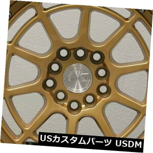 �C�O�A���z�C�[�� 4-�V����17 Aodhan AH04 AH4�z�C�[��17x9 5x100 / 5x114.3 25�S�[���h���� 4-New 17 Aodhan AH04 AH4 Wheels 17x9 5x100/5x114.3 25 Gold Rims �y���s�A���i�z