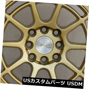 COAzC[ 4-V16C`Aodhan AH04 AH4zC[16x8 4x100 / 4x114.3 15S[h 4-New 16" Aodhan AH04 AH4 Wheels 16x8 4x100/4x114.3 15 Gold Rims