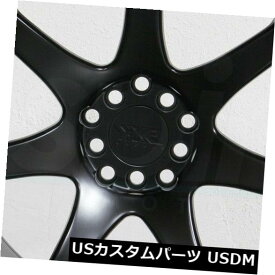 海外輸入ホイール 4-新しい15 "XXR 551ホイール15x8 4x100 / 4x114.3 21フラットブラックリム 4-New 15" XXR 551 Wheels 15x8 4x100/4x114.3 21 Flat Black Rims