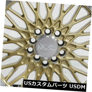 �C�O�A���z�C�[�� 4-�V����15�C���`XXR 536�z�C�[��15x8 4x100 / 4x114.3 20�S�[���hML���� 4-New 15 XXR 536 Wheels 15x8 4x100/4x114.3 20 Gold ML Rims �y���s�A���i�z