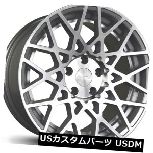 �C�O�A���z�C�[�� 4-�V����17 AVID1 AV36 AV-36�z�C�[��17x8 4x100 35�V���o�[���H���� 4-New 17 AVID1 AV36 AV-36 Wheels 17x8 4x100 35 Silver Machined Rims