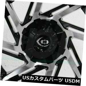 �C�O�A���z�C�[�� 4-�V����20 Vision 422�v���E���[�z�C�[��20x12 8x6.5 / 8x165.1 -51�u���b�N�}�V���h���� 4-New 20 Vision 422 Prowler Wheels 20x12 8x6.5/8x165.1 -51 Black Machined Rims �y���s�A���i�z