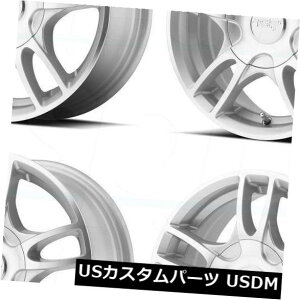 COAzC[ 4-V15C`AR919 Estrella 2zC[15x7 5x108 / 5x114.3 / 5x4.5 35Vo[}V 4-New 15" AR919 Estrella 2 Wheels 15x7 5x108/5x114.3/5x4.5 35 Silver Machine Rim