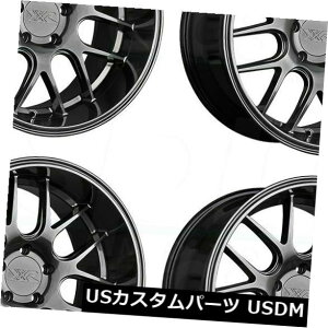 �C�O�A���z�C�[�� 4-�V����18�C���`XXR 530D�z�C�[��18x9 / 18x10.5 5x114.3 20/20�N�����u���b�N�X�^�b�K�[�hRi 4-New 18 XXR 530D Wheels 18x9/18x10.5 5x114.3 20/20 Chromium Black Staggered Ri �y���s�A���i�z