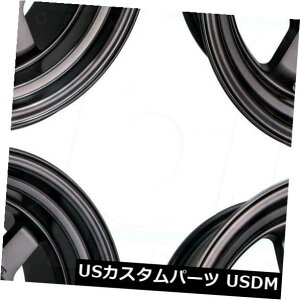 COAzC[ 4-V16C`MST^CA^bNzC[16x8 4x100 20}bgubN 4-New 16" MST Time Attack Wheels 16x8 4x100 20 Matte Black Rims