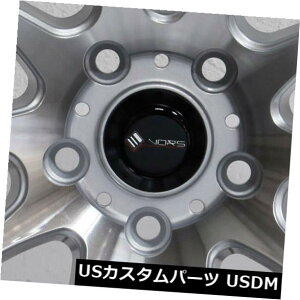 �C�O�A���z�C�[�� 4-�V����17 Vors TR4�z�C�[��17x8 5x115 35�V���o�[���H���� 4-New 17 Vors TR4 Wheels 17x8 5x115 35 Silver Machined Rims