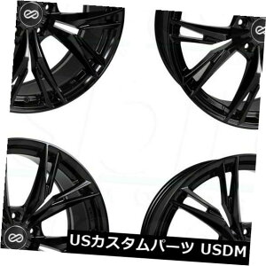 COAzC[ 4-V18C`Enkei OnxzC[18x8 5x114.3 40OXubN 4-New 18" Enkei Onx Wheels 18x8 5x114.3 40 Gloss Black Rims