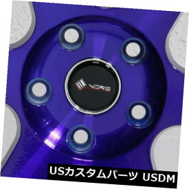 海外輸入ホイール 4-新しい18インチVors TR37ホイール18x9.5 5x108 35キャンディパープルブルーリム 4-New 18" Vors TR37 Wheels 18x9.5 5x108 35 Candy Purple Blue Rims