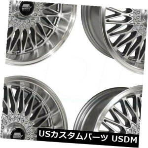 �C�O�A���z�C�[�� 4-�V����17 MST MT14�z�C�[��17x9 5x100 / 5x114.3 20�K�����^������ 4-New 17 MST MT14 Wheels 17x9 5x100/5x114.3 20 Gunmetal Rims �y���s�A���i�z