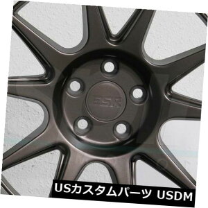 �C�O�A���z�C�[�� 4-�V����18�C���`ESR SR13�z�C�[��18x9.5 / 18x10.5 5x114.3 35/15�u�����Y�X�^�b�K�[�h���� 4-New 18 ESR SR13 Wheels 18x9.5/18x10.5 5x114.3 35/15 Bronze Staggered Rims �y���s�A���i�z