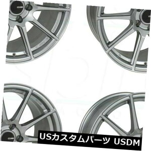 �C�O�A���z�C�[�� 4-�V����18�C���`Enkei TS10�z�C�[��18x8.5 5x114.3 35�X�g�[���O���[���� 4-New 18 Enkei TS10 Wheels 18x8.5 5x114.3 35 Storm Grey Rims �y���s�A���i�z