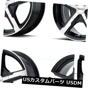 COAzC[ 4-V16C`AR921gK[zC[16x7 5x114.3 / 5x4.5 / 5x120 40ubN}V 4-New 16" AR921 Trigger Wheels 16x7 5x114.3/5x4.5/5x120 40 Black Machine Rims