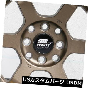 �C�O�A���z�C�[�� 4-�V����16 MST�^�C���A�^�b�N�z�C�[��16x8 4x100 20�u�����Y�u�����Y���b�v���� 4-New 16 MST Time Attack Wheels 16x8 4x100 20 Bronze Bronze Lip Rims �y���s�A���i�z