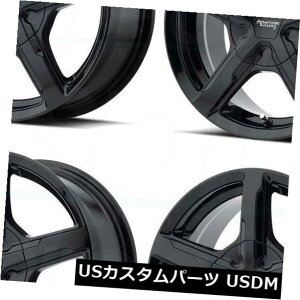 �C�O�A���z�C�[�� 4-�V����16 American Racing AR921�g���K�[�z�C�[��16x7 5x100 / 5x105 40�O���X�u���b�NR 4-New 16 American Racing AR921 Trigger Wheels 16x7 5x100/5x105 40 Gloss Black R �y���s�A���i�z