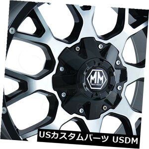 �C�O�A���z�C�[�� 4-�V����17 Mayhem Warrior Wheels 17x9 5x5.5 / 5x139.7 -12�u���b�N�}�V���h���� 4-New 17 Mayhem Warrior Wheels 17x9 5x5.5/5x139.7 -12 Black Machined Rims